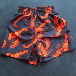 Lobster swim trunks